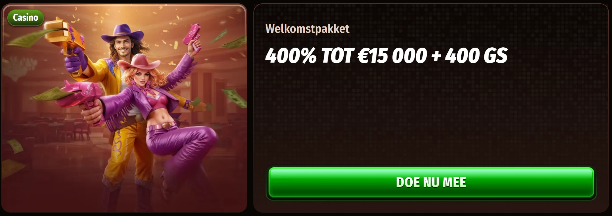 WestAce Casino Welkomstbonus